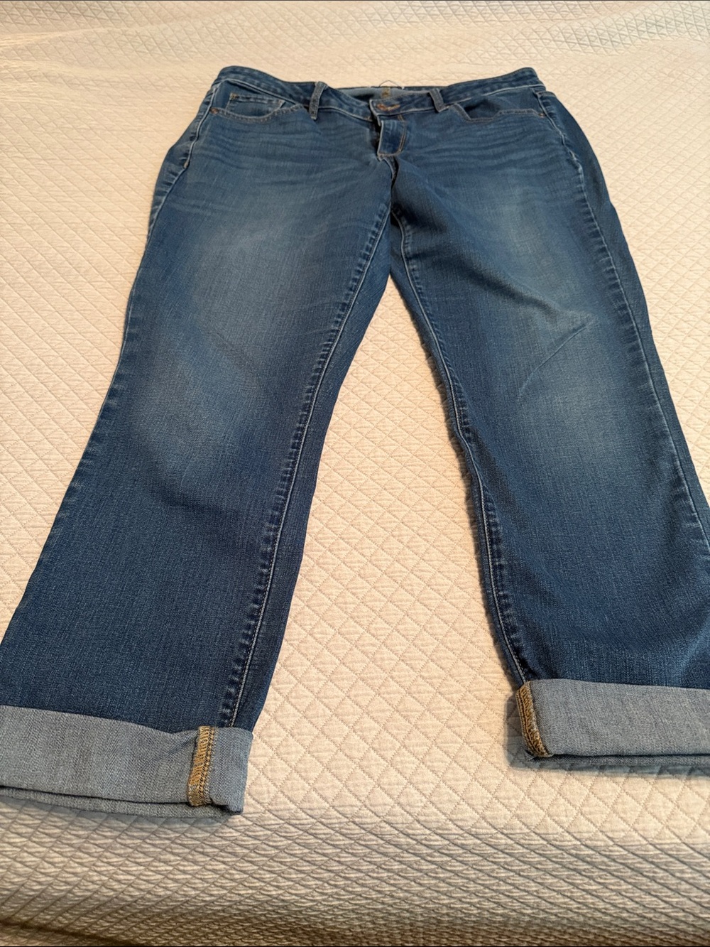Sonoma Women's Dark Blue Boyfriend Jeans